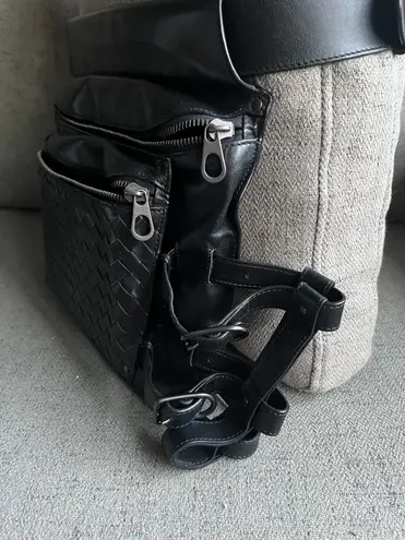 Bottega Veneta leather belt bag motorcycle