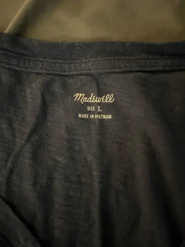 Madewell V-Neck Tank Top size L in Navy