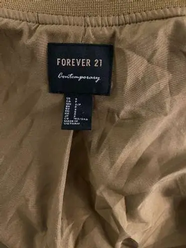 Forever 21 Satin Bomber Jacket