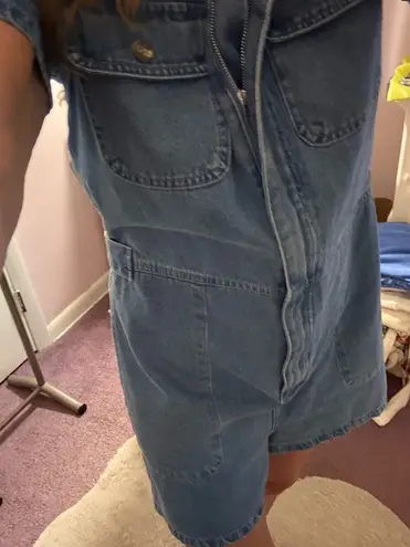 Denim summer romper Blue Size L