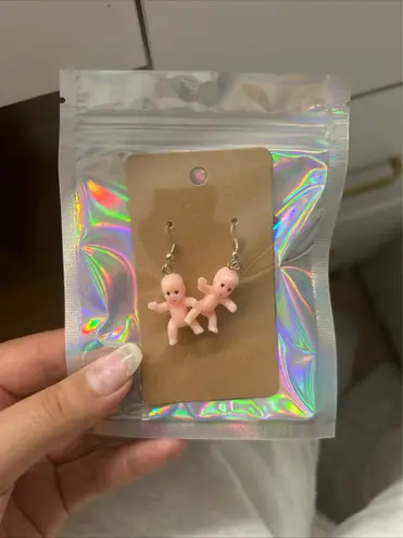 Baby earrings Pink