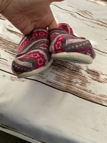 Only TOMS AZTEC PRINT ALPARGATA SLIP ON SHOES