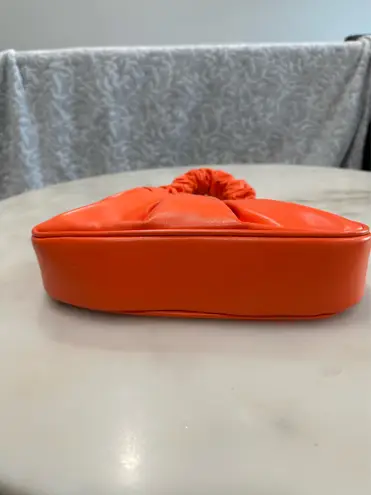 Missguided Orange ruched handle bag