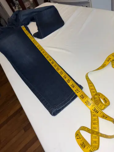 1822 Denim Women's Dark Blue Skinny Jeans ankle length button/zip 5 pocket Sz 10