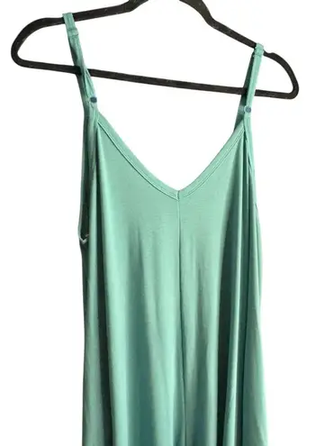 Zenana Outfitters Green Sleeveless V-Neck Sundress