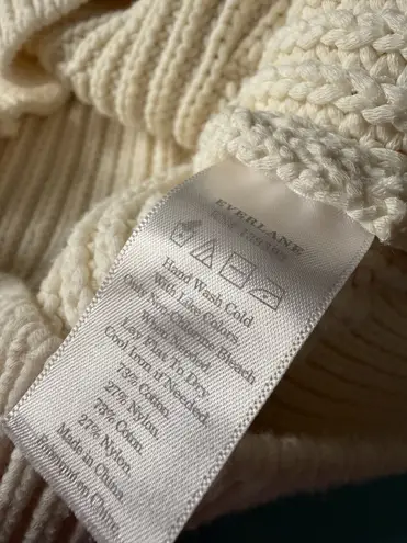 Everlane  Knit Sweater Ivory Size Small thumbnail 4