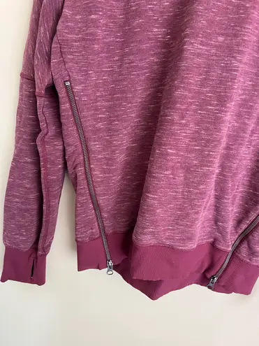 Lululemon Roam & Om Side Zip Maroon Hoodie