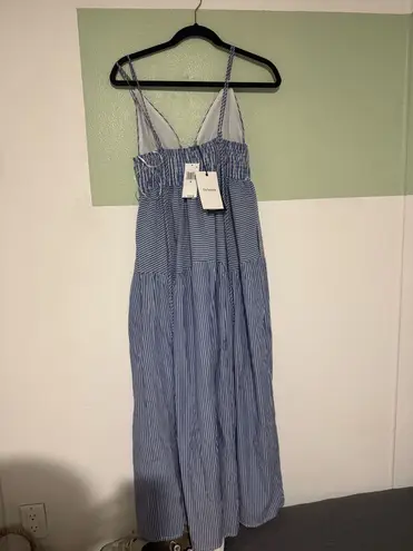 En Saison Blue Striped Dress Size M - Image 3