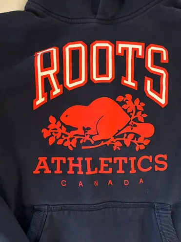 Roots Athletics navy hoodie