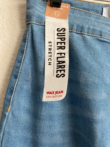 Max jeans 🆕 Super Flared Light Blue Bell Bottoms 11🆕