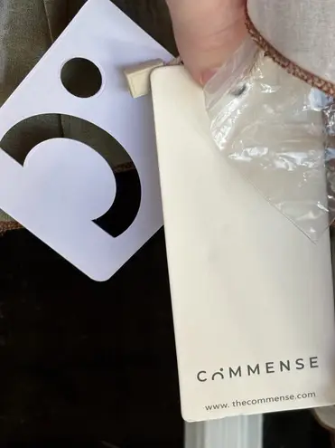 Commense Women's Large Brown Ruffled Modern Vintage