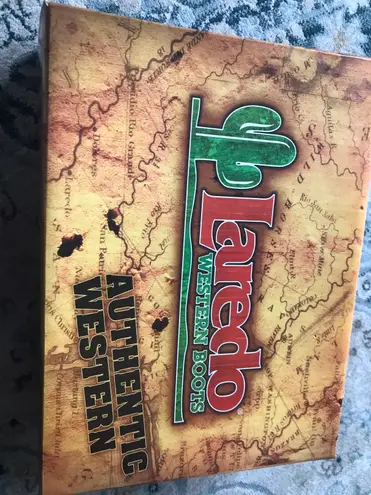 Laredo Knee High Tooled Western Cowgirl Cowboy Boots