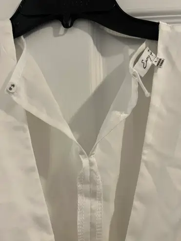 THRIFTED! White Cut Out Dress Size L