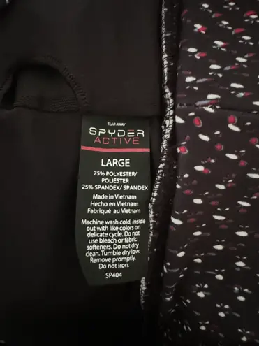 Spyder Printed Racerback Sports Bra