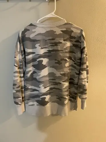 Aerie Long Sleeve Camo Sweater