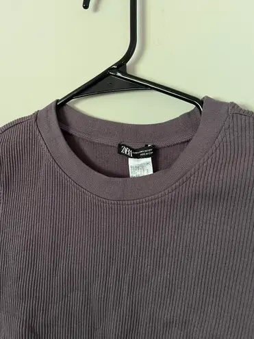 ZARA Ribbed Baby Tee