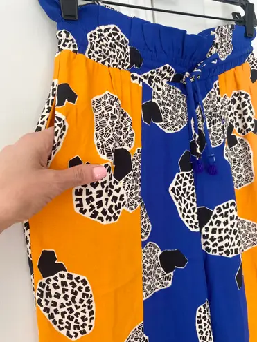 Farm Rio Turtle Print Relaxed Pants, Size XS