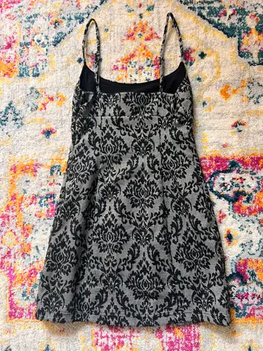 Urban Outfitters Black Floral Minidress