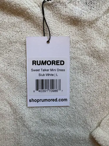SKIMS Rumored "Sweet Talker" Open Back Knit Mini Dress large thumbnail 3