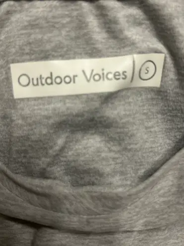 Outdoor Voices Cool Runnin Gray Tank Top, S