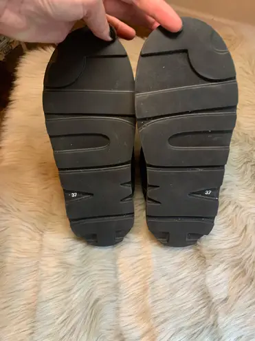 Piumestudio Luna Black Pillow Boot Womens 37/6.5 Ankle Bootie Vegan