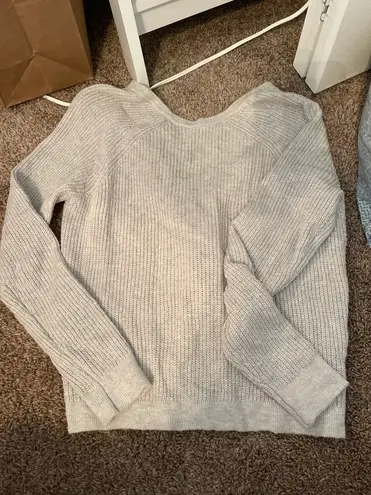 Aerie Twist Reversible Sweater