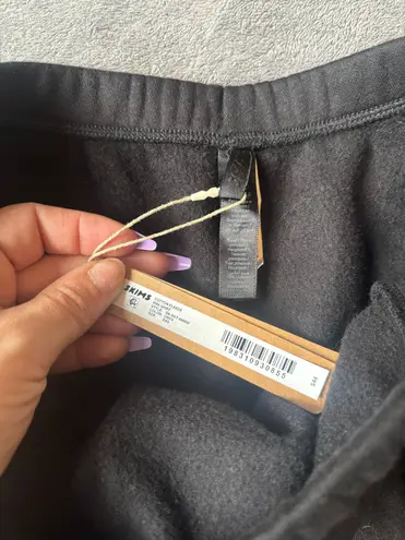 SKIMS Cotton Fleece Mini Skirt Onyx Black Size XXS in Onyx - With Pockets