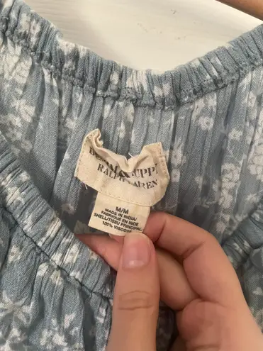 Denim & Supply RL Floral Off-The-Shoulder Flounce Top