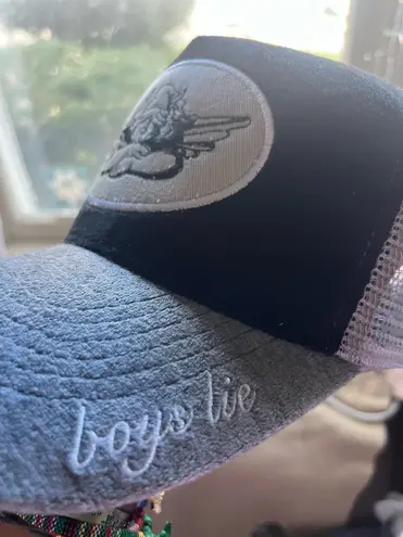 Boys Lie Hat black/white/grey