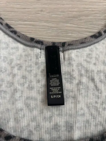 SKIMS Cotton Rib Tank Snow Leopard