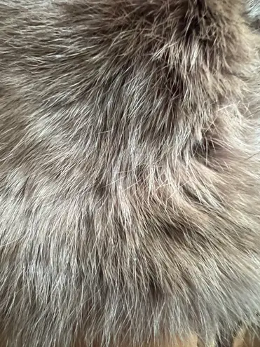 Marvin Richards | women’s leather & rabbit fur jacket. Size: XL