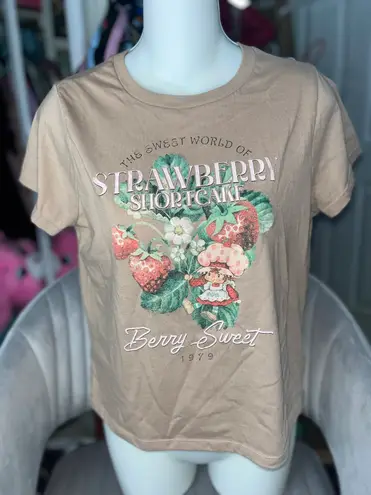 Strawberry Shortcake Tee Tan Size XL