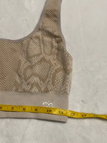 Stay Snatched 2 Pc SET Seamless Snake High Waisted Leggings & Sports Bra Size Médium