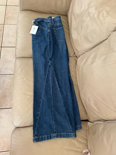 Frame Le Baggy Palazzo Wide Leg Jeans in Bryce. Size 31. MSRP $288