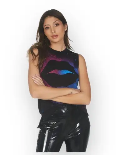 Lauren Moshi ᨎ Kizington Galaxy Lip Sleeveless Tank Top ᨎ
Black Splatter ᨎ XL ᨎ