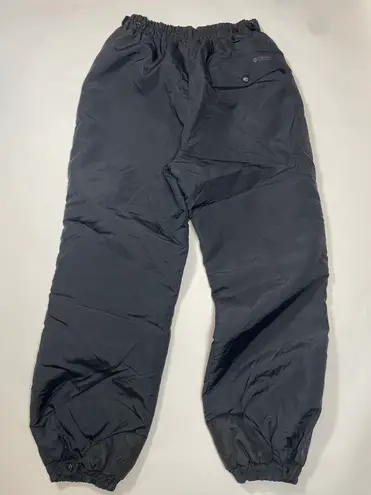 Columbia Vintage 80s  Black Ski Snow Pants Snowboard Womens Size Large Nylon VTG