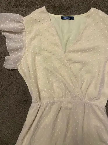 Fashion Medium Yellow Lined Chiffon Layered Swiss Dot Ruffle Wrap Maxi Dress