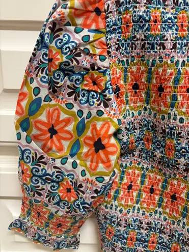 Boden USA Boden Smocked Print Top