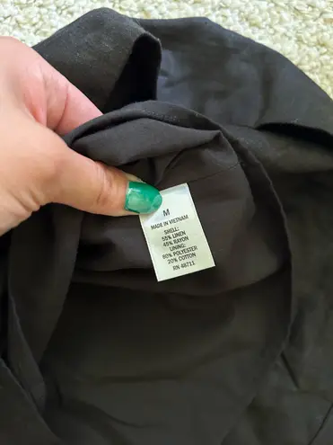 Ophelia Roe NWT black linen dress (M)