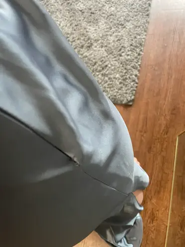 Revelry Jade Satin Dress Blue Size 4