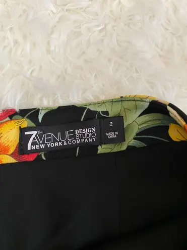 New York & Co. Floral Pencil Skirt