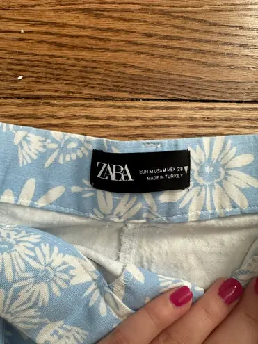 ZARA Floral Shorts