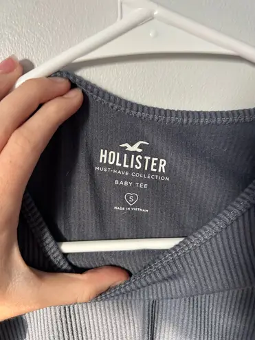 Hollister  Baby Tee Grey/Blue