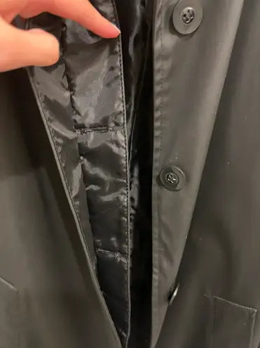 Giacca Vintage Trench Coat Black Size M