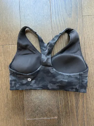 Lululemon black camo sports bra