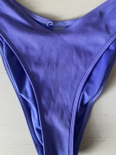 Garage purple high legged cheeky bikini bottoms