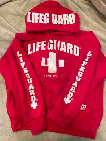 Lifeguard Cape Cod Hoodie Red 15 From Sydney