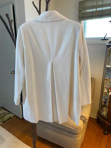 Jessica London Winter White Wool Coat 14