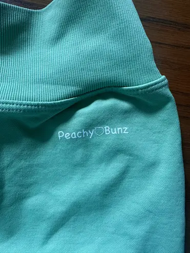 Green Peachy Bunz Athletic Shorts Size M