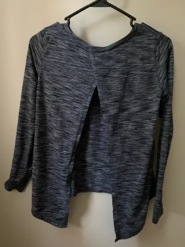 Zyia Long Sleeve Split Back T